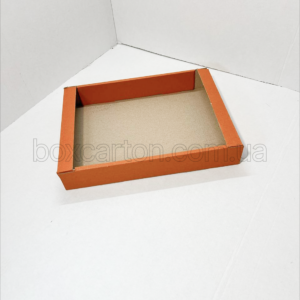 Лоток ПОМАРАНЧЕВИЙ кондитерський 290×210×45 мм